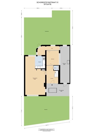 Floorplan - Schoresteynstraat 51, 4158 DD Deil